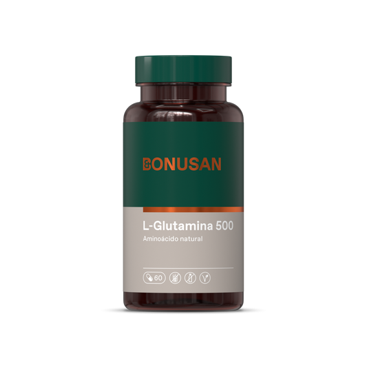 L-Glutamina 500 Bonusan 60 Vcaps