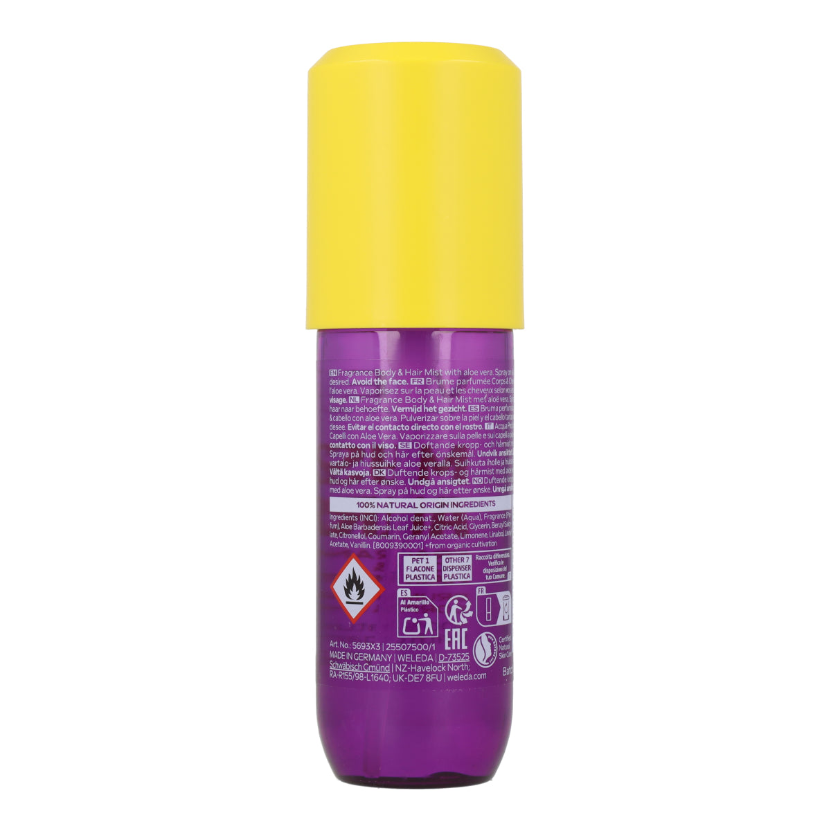 Bruma Perfumada Body&Hair Mystic Aura Weleda 95 ml