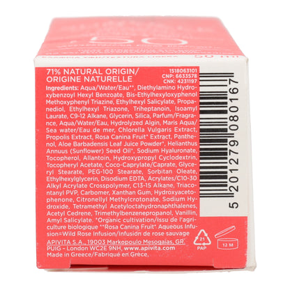 Zonnecrème Hydra Fresh SPF50 Apivita 50 ml