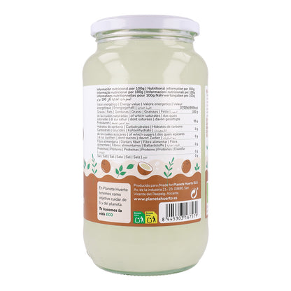 Pack 2x Aceite de coco ECO Planeta Huerto 860 ml