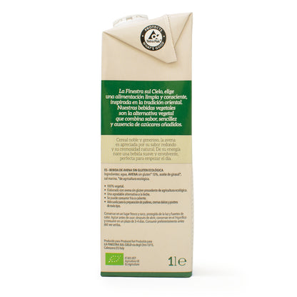 Pakket 6 x glutenvrije haverdrank La Finestra Sul Cielo 1 L