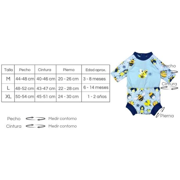 Traje Solar Bugs Life  Happy Nappy - Splash about talla M