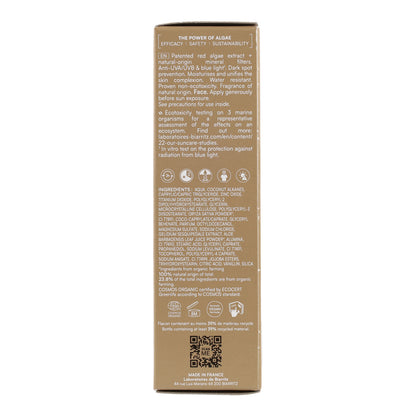 Zonnebrandcrème voor het gezicht, kleur beige, SPF30 Alga Maris 50 ml