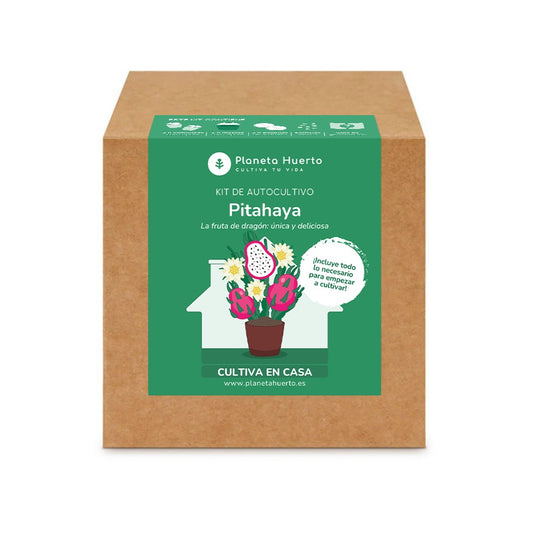 Kit de autocultivo Pitahaya Fruta dragón Planeta Huerto