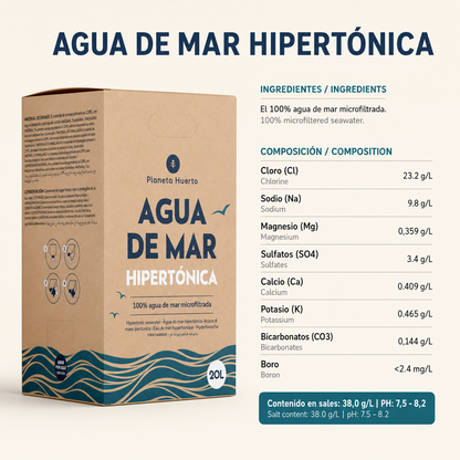 Planeta Huerto Hypertonisch Zeewater 20 L