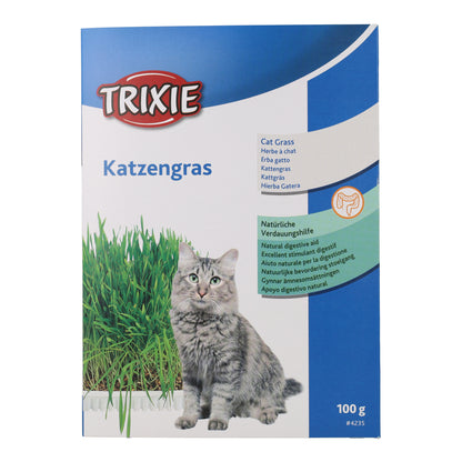 Kattenkruid met bakje Trixie 100 g
