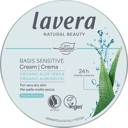 Gezichts- en lichaamscrème Sentitiv Bio Lavera 150 ml