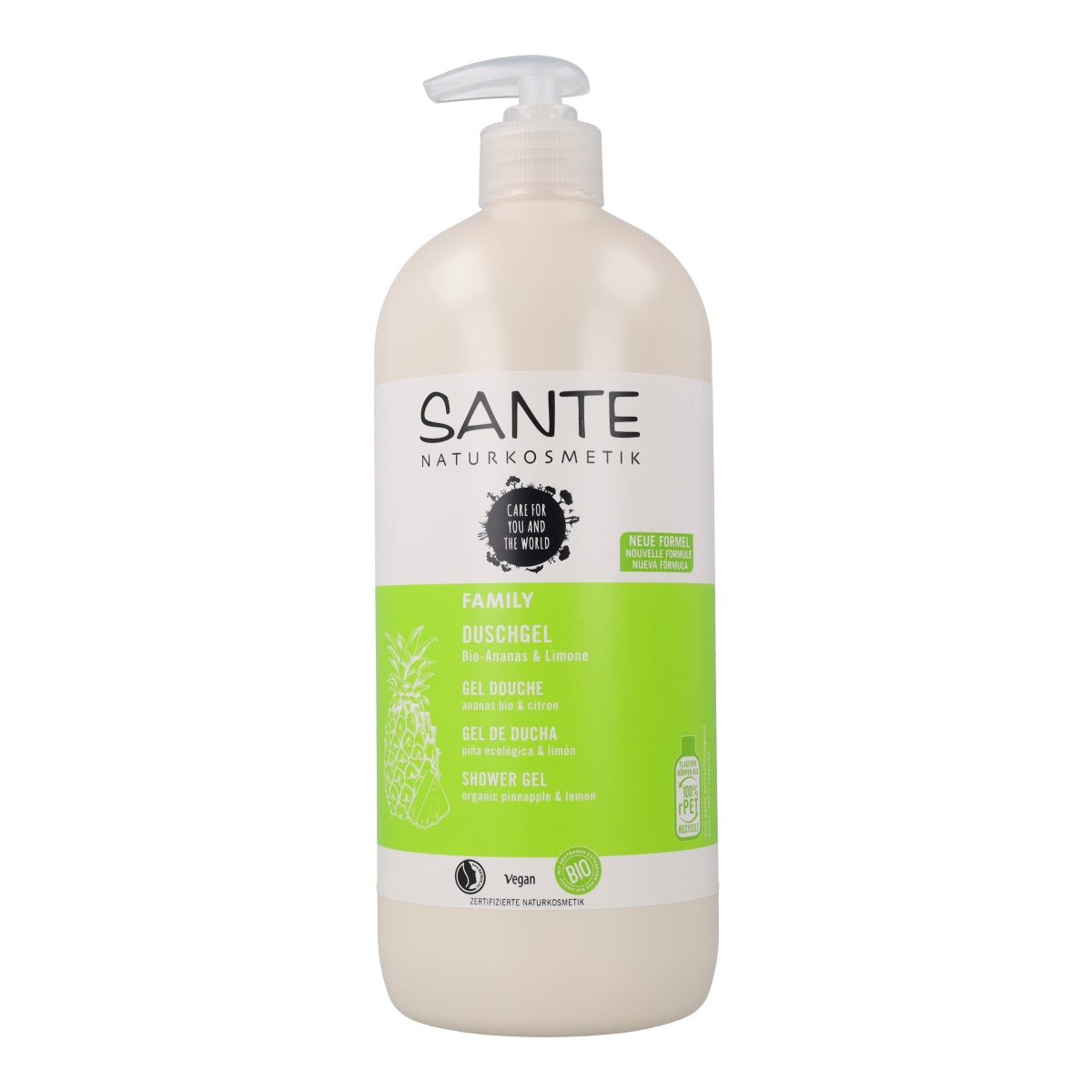 Biologische douchegel met ananas en citroen Sante 950 ml