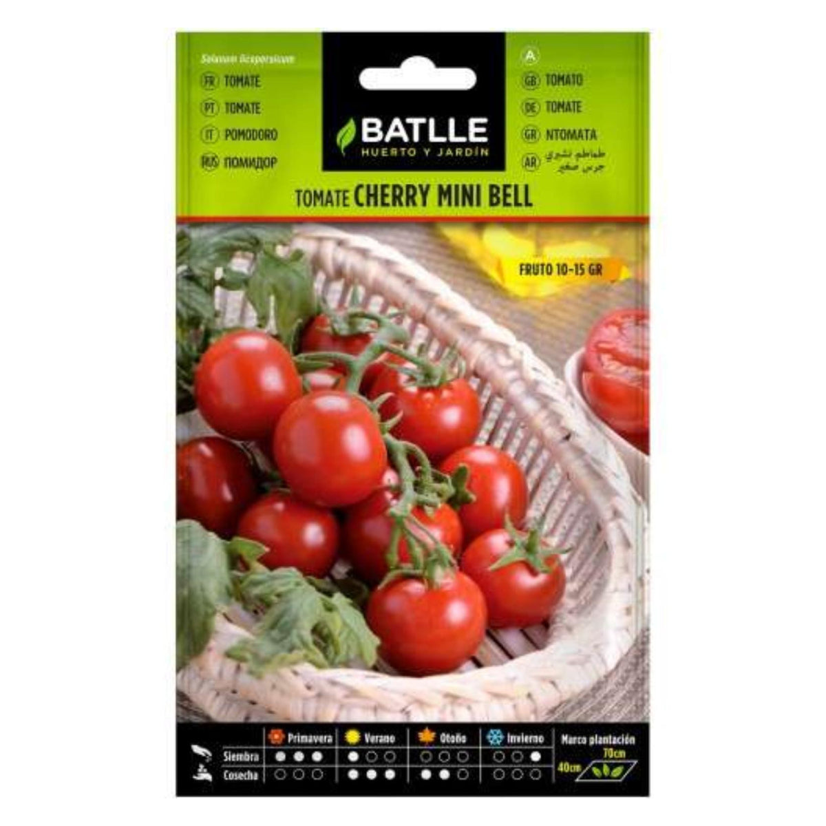 Semillas de Tomate Cocktail Tipo Cherry Batlle