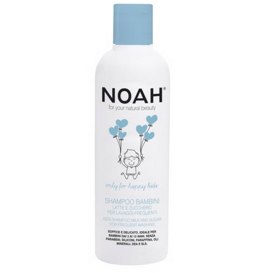 Kids champú leche y azúcar para lavados frecuentes Noah 250ml