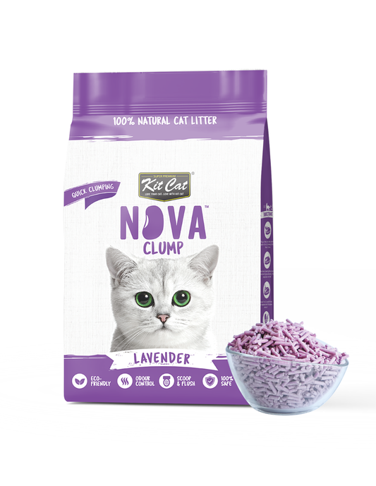 Kit Cat Arena Eco SoyaClump - Lavender 7 L Kattenbakvulling