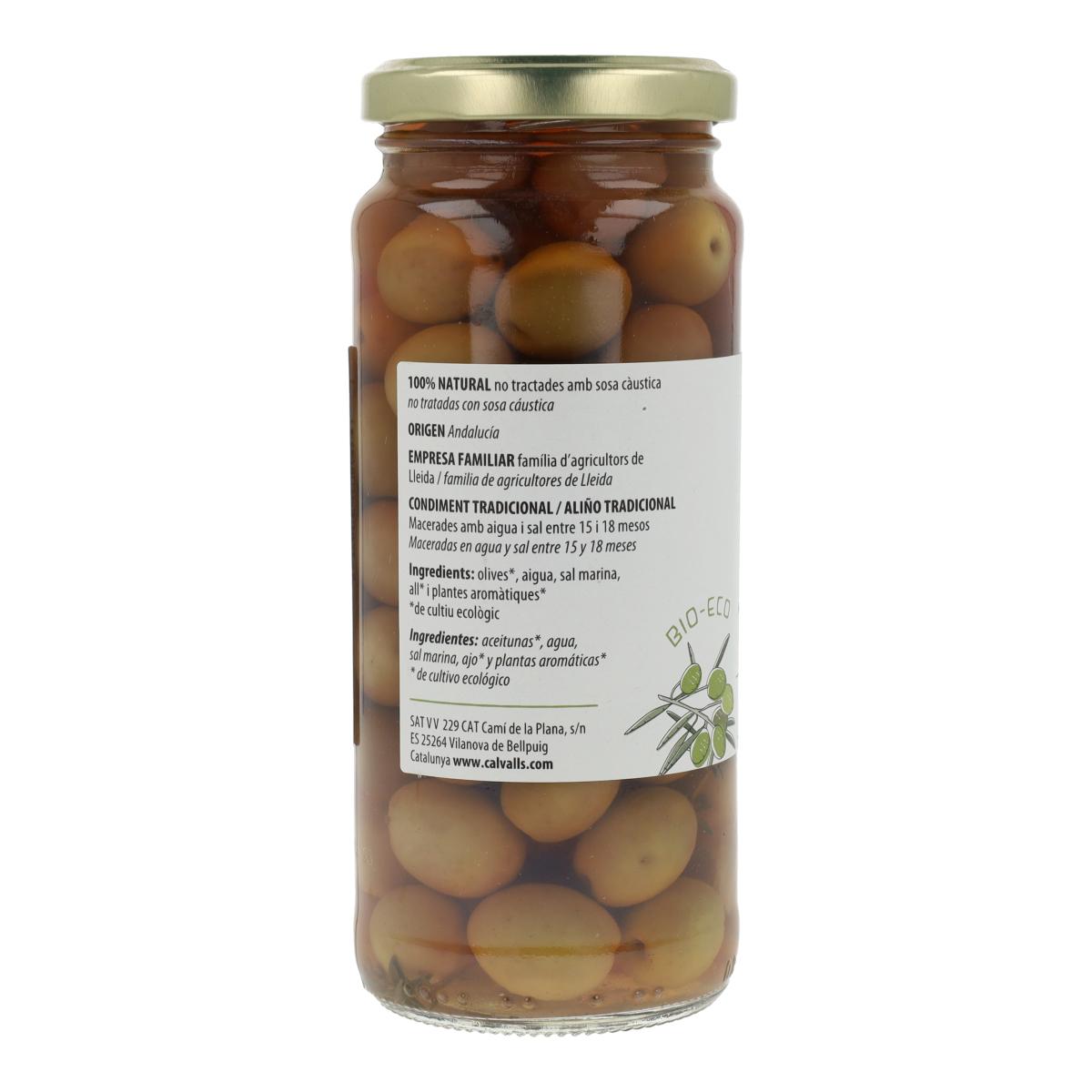 Oliva Manzanilla ECO Cal Valls 350 gr