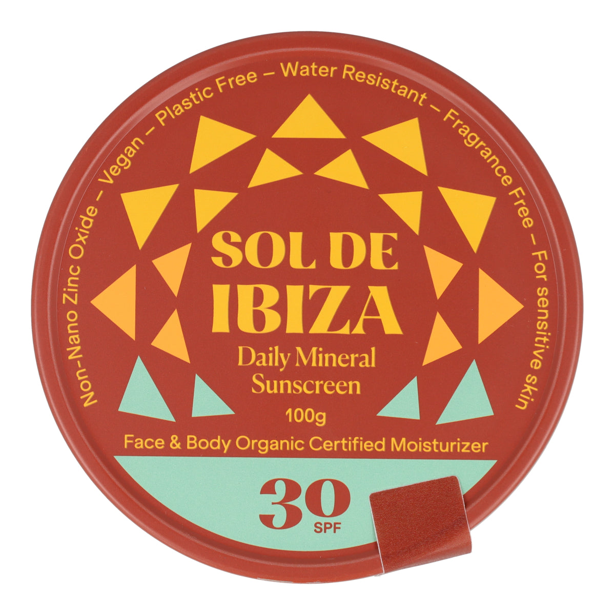 Zonnecrème SPF30 BIO 100 g