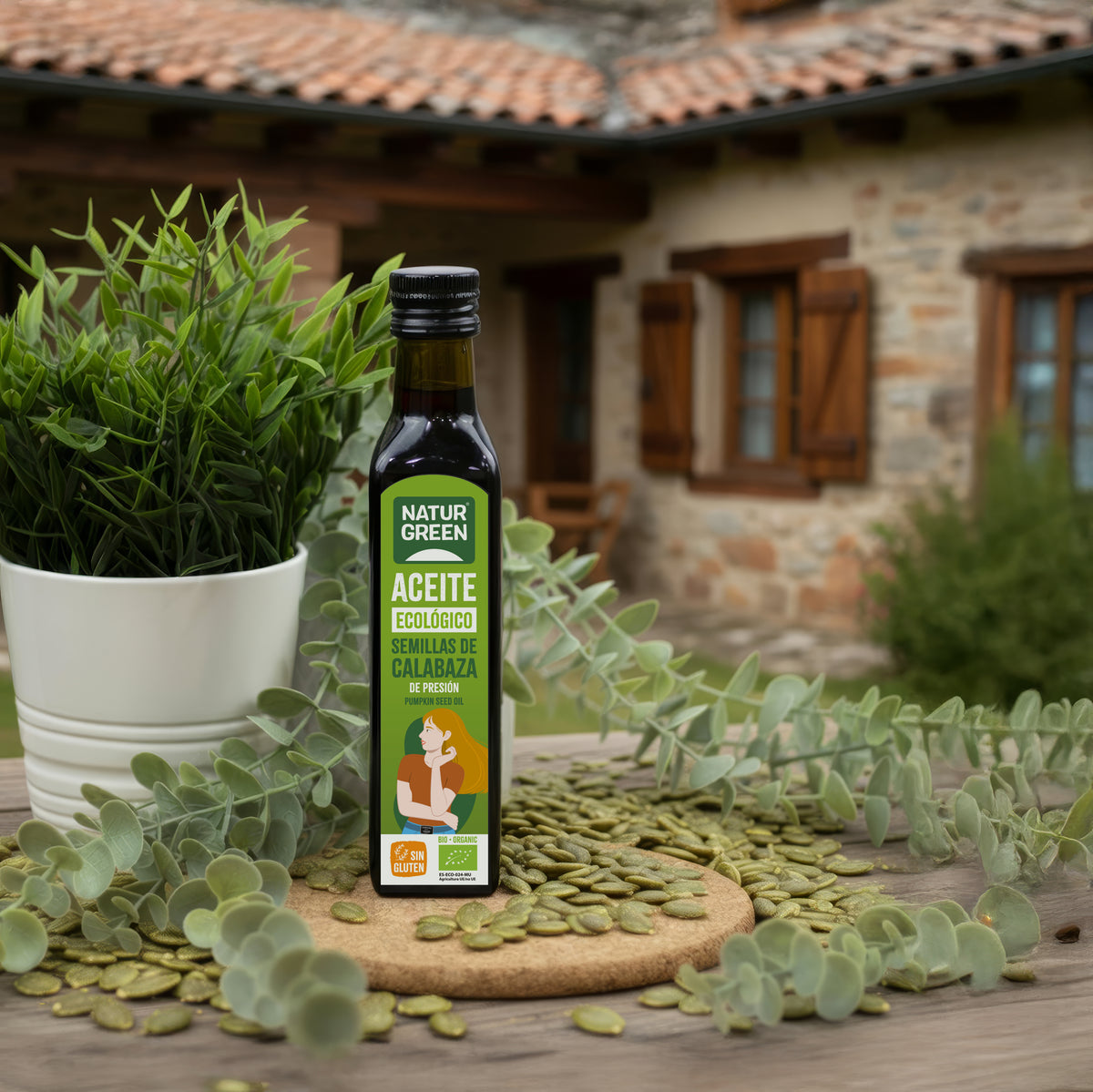 Biologische pompoenpitolie NaturGreen, 250 ml