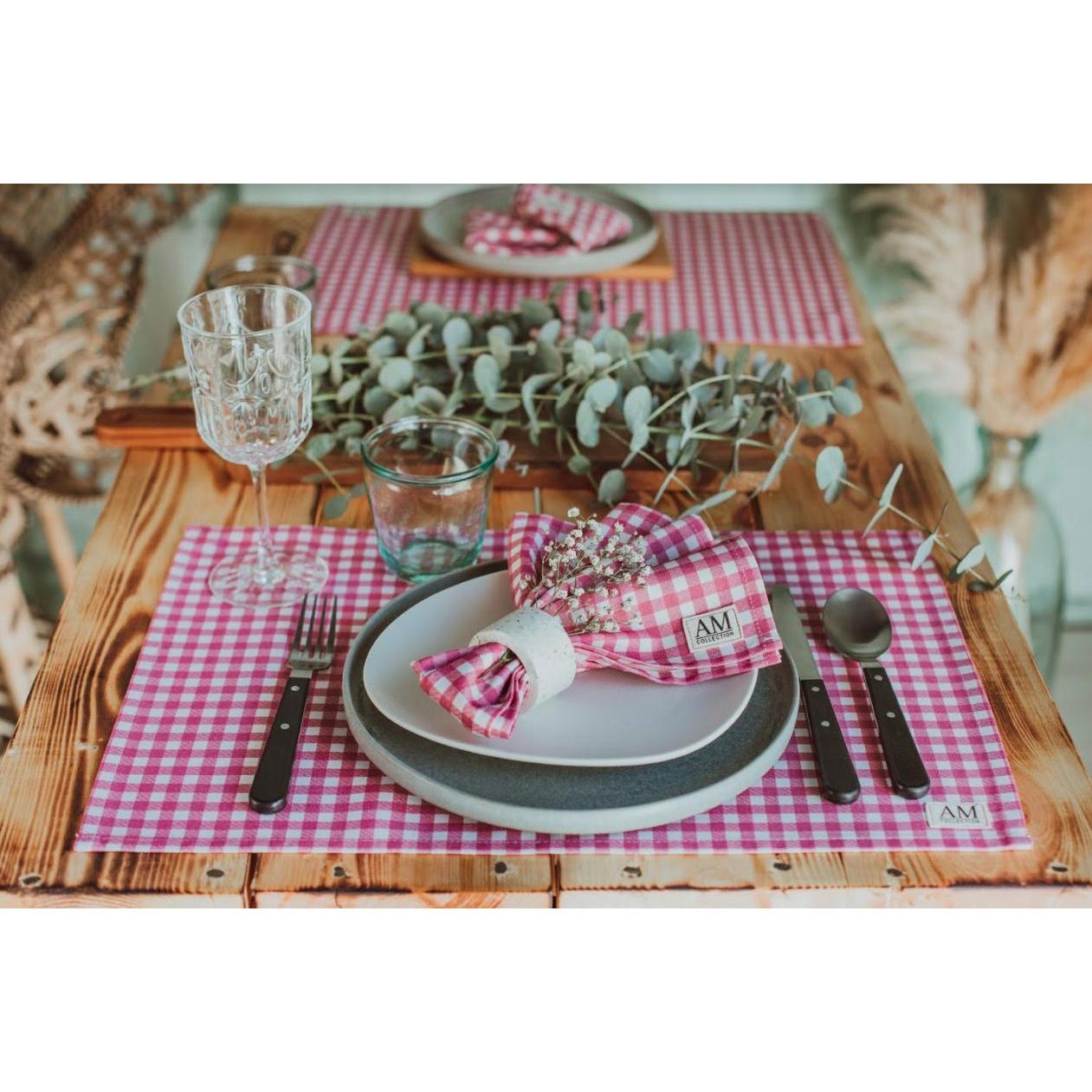 Mantel mesa de algodón Mavie 150 x 200 cm