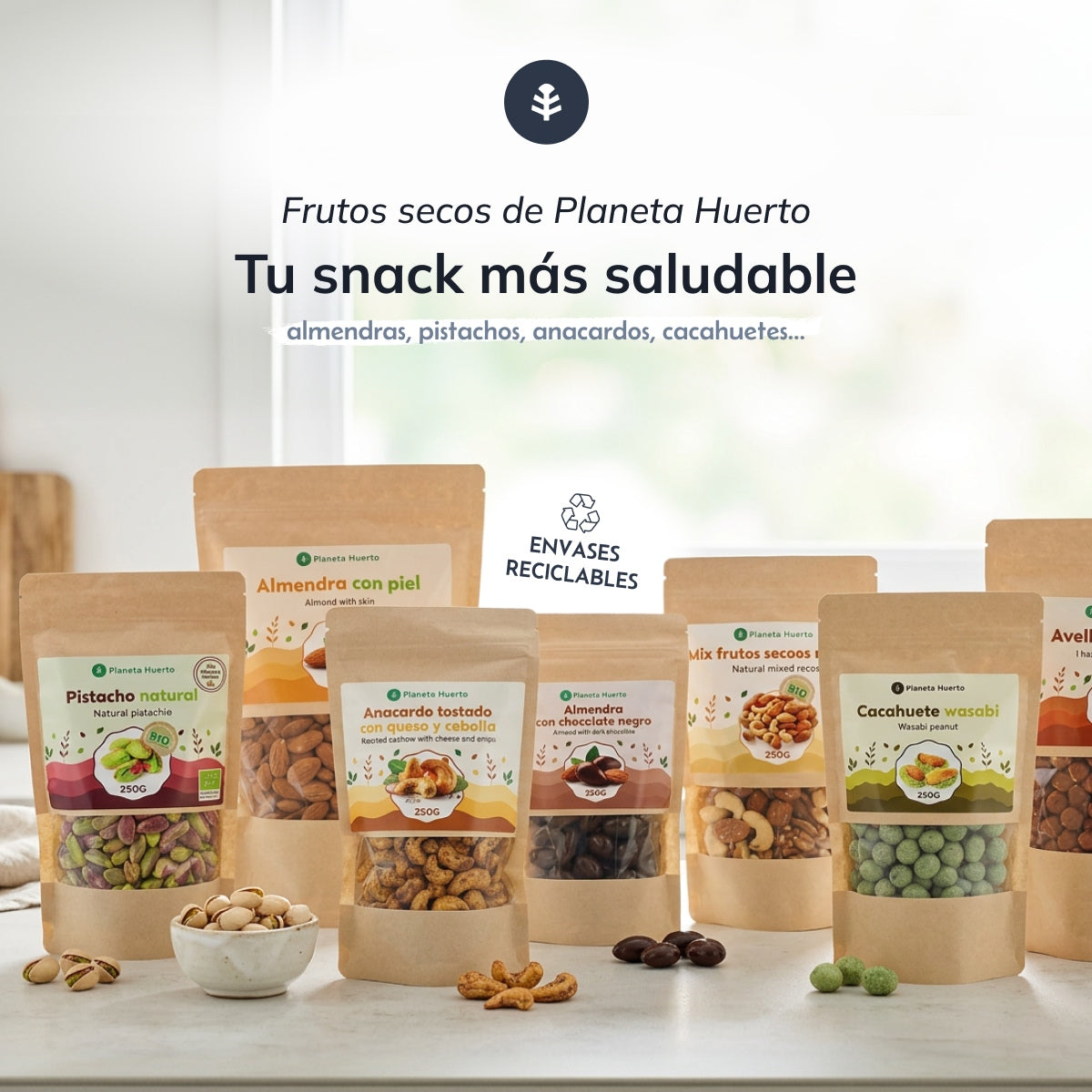 Almendra laminada ECO Planeta Huerto 250 g