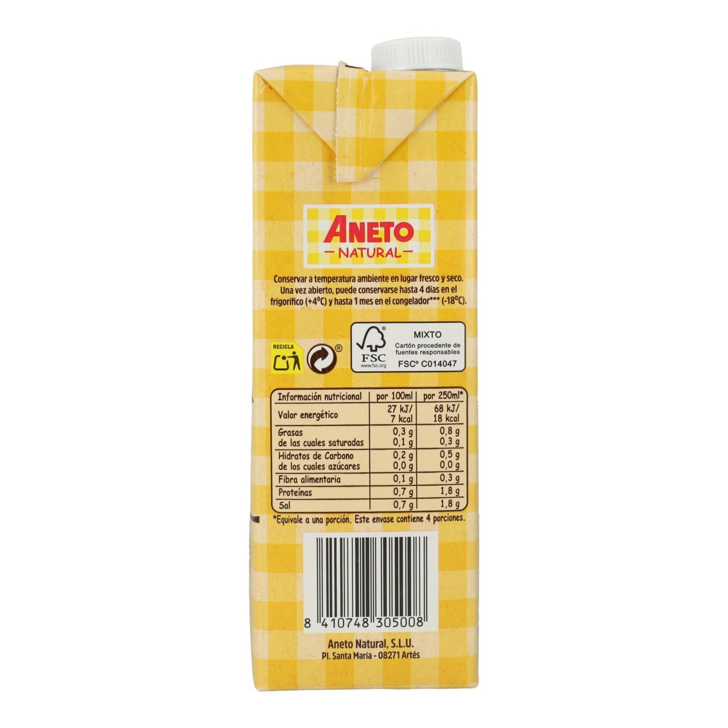 Caldo de Pollo Bio Aneto 1L
