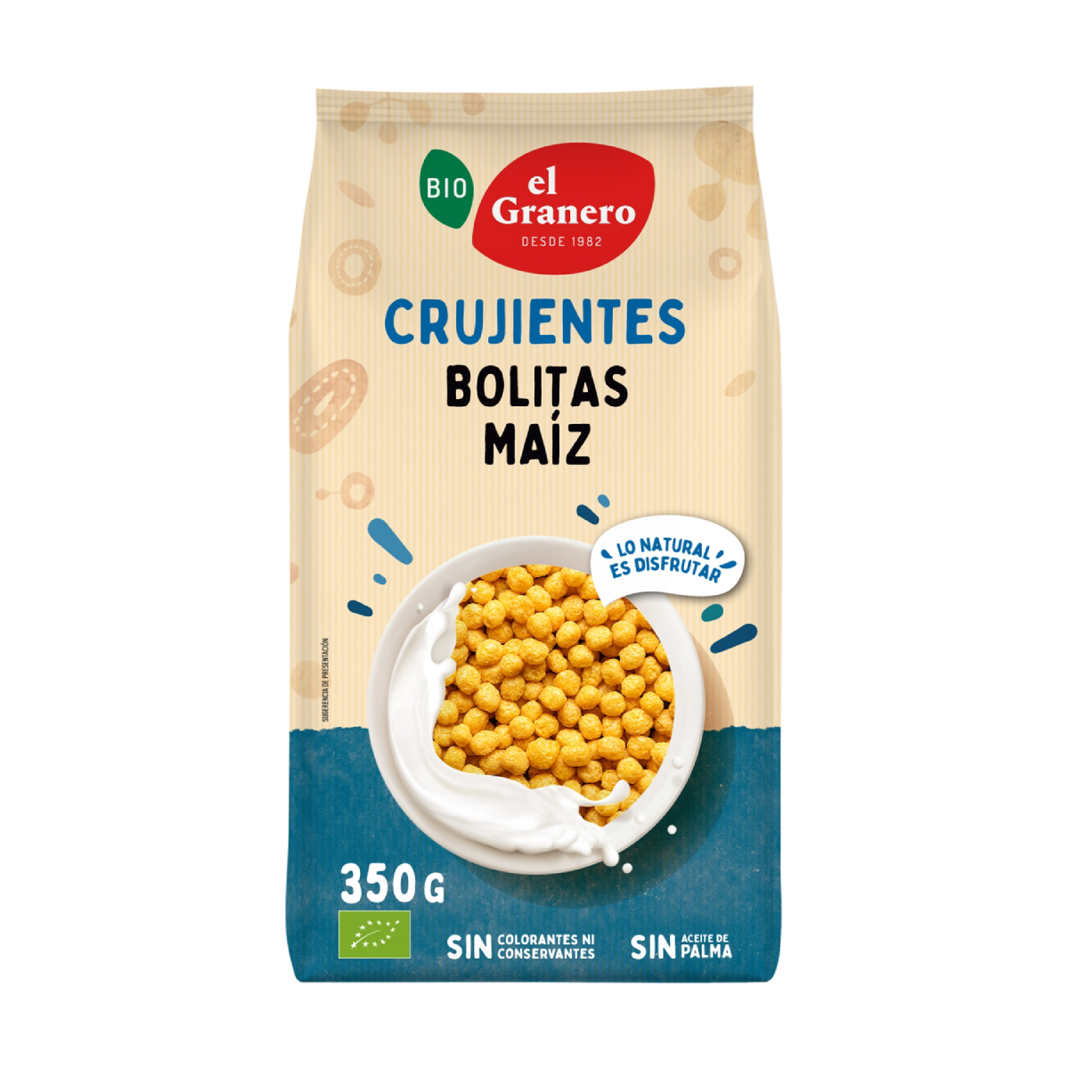 Maïskorrels met honing Bio El Granero 350 g