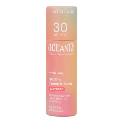 Oceanly - PHYTO-SUN Lippenbalsem met kleur SPF 30 - Baby Rose, Attitude, 8,5 g