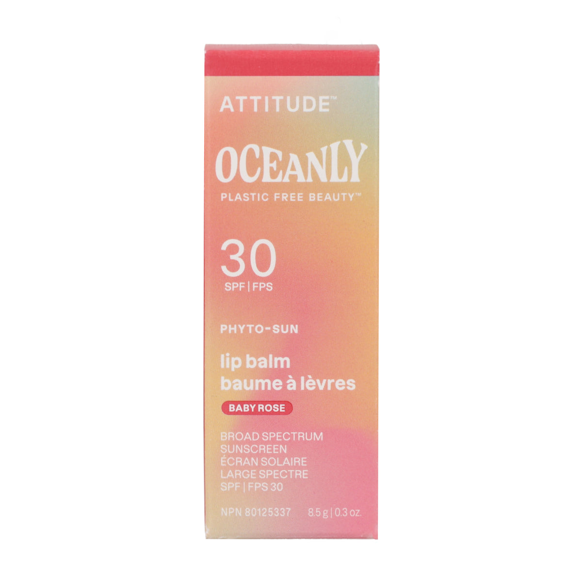 Oceanly - PHYTO-SUN Lippenbalsem met kleur SPF 30 - Baby Rose, Attitude, 8,5 g