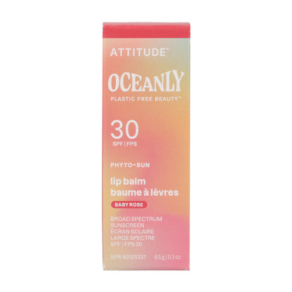 Oceanly - PHYTO-SUN Lippenbalsem met kleur SPF 30 - Baby Rose, Attitude, 8,5 g