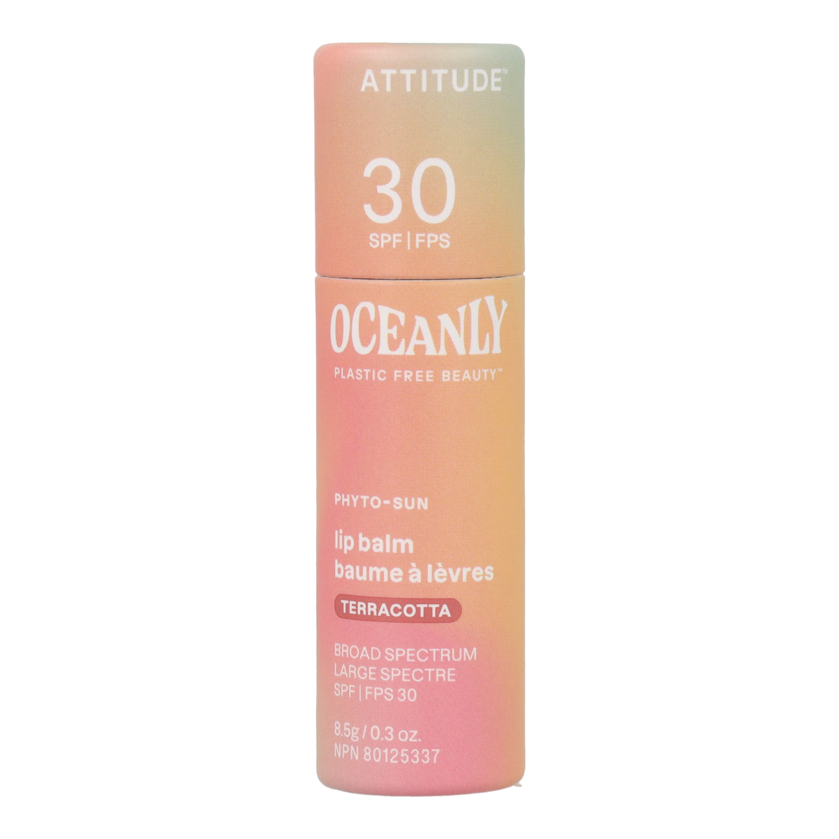 Oceanly - PHYTO-SUN Lippenbalsem met kleur SPF 30 - Terracotta, Attitude, 8,5 g