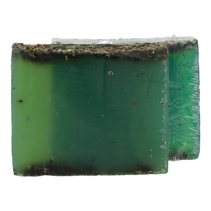 Jabón natural de glicerina menta y hojas de hierbabuena Planeta Huerto 100 g