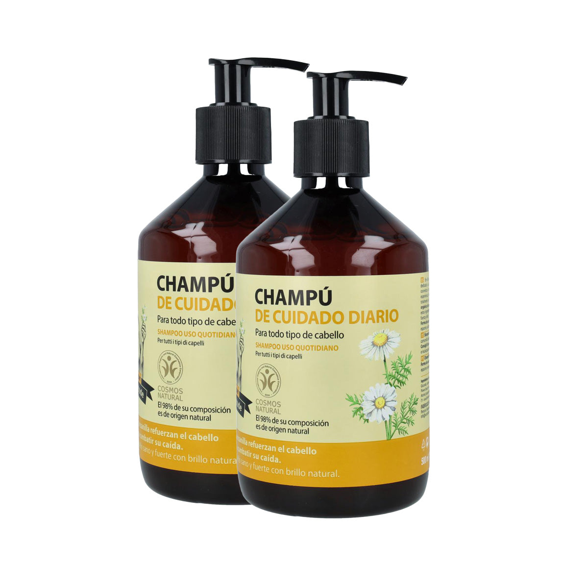 Pack 2x Champú Uso Diario Oma Gertrude 500 ml