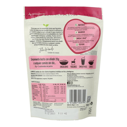 Semillas de chía molidas, bio Linwoods 200 g