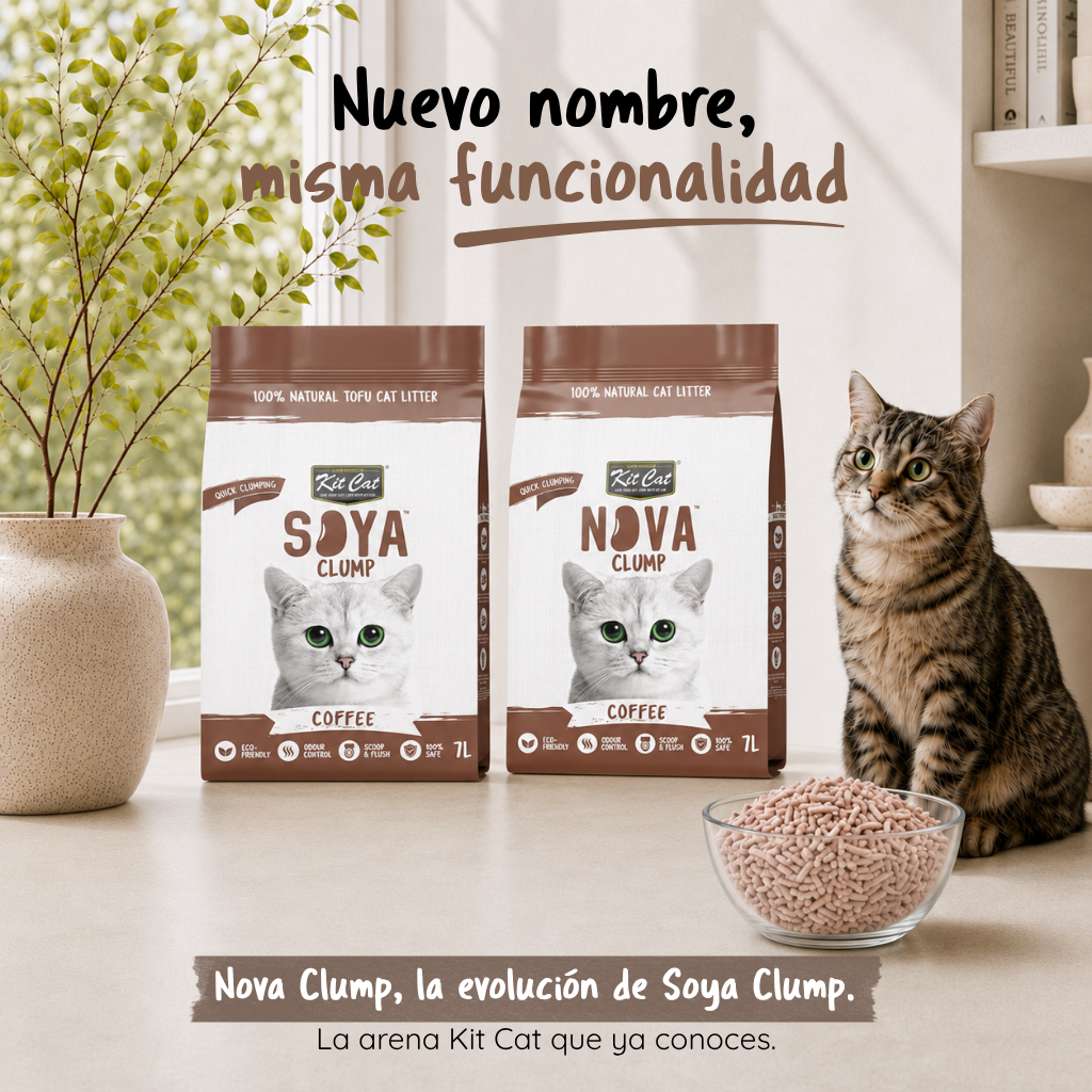 Kit Cat Arena Eco SoyaClump - Coffee 7 L Kattenbakvulling