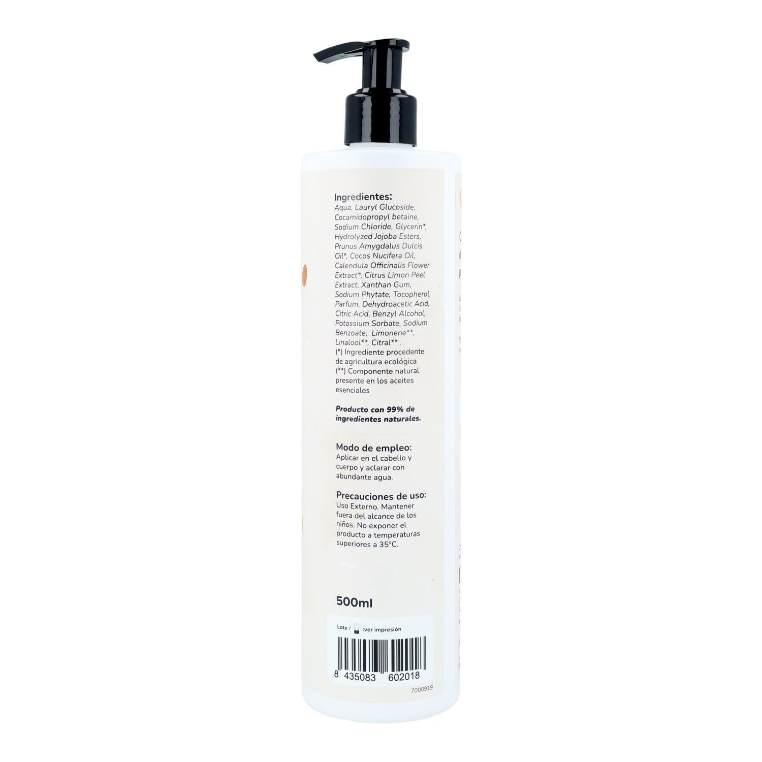 Pack Infantil Caléndula y Almendra: gel y champú + crema hidratante  Planeta Huerto