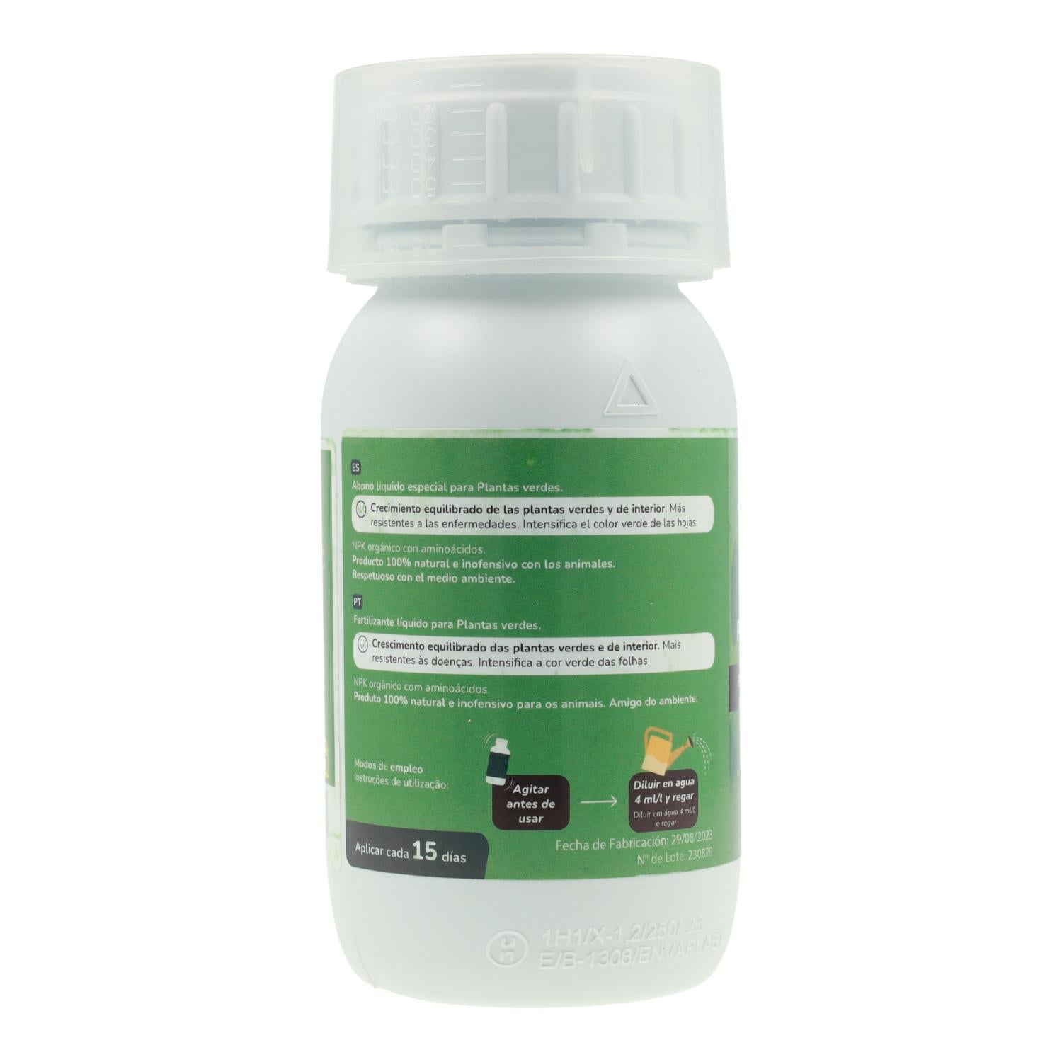 Abono Líquido Plantas Verdes Planeta Huerto 250 ml