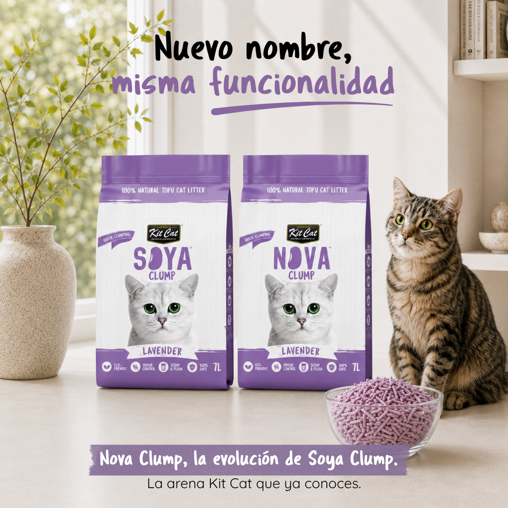 Kit Cat Arena Eco SoyaClump - Lavender 7 L Kattenbakvulling