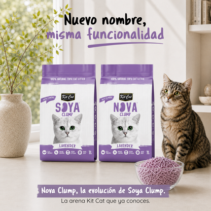 Kit Cat Arena Eco SoyaClump - Lavender 7 L Kattenbakvulling
