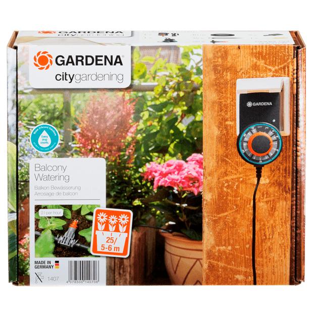 Riego automático jardineras City Gardening Gardena