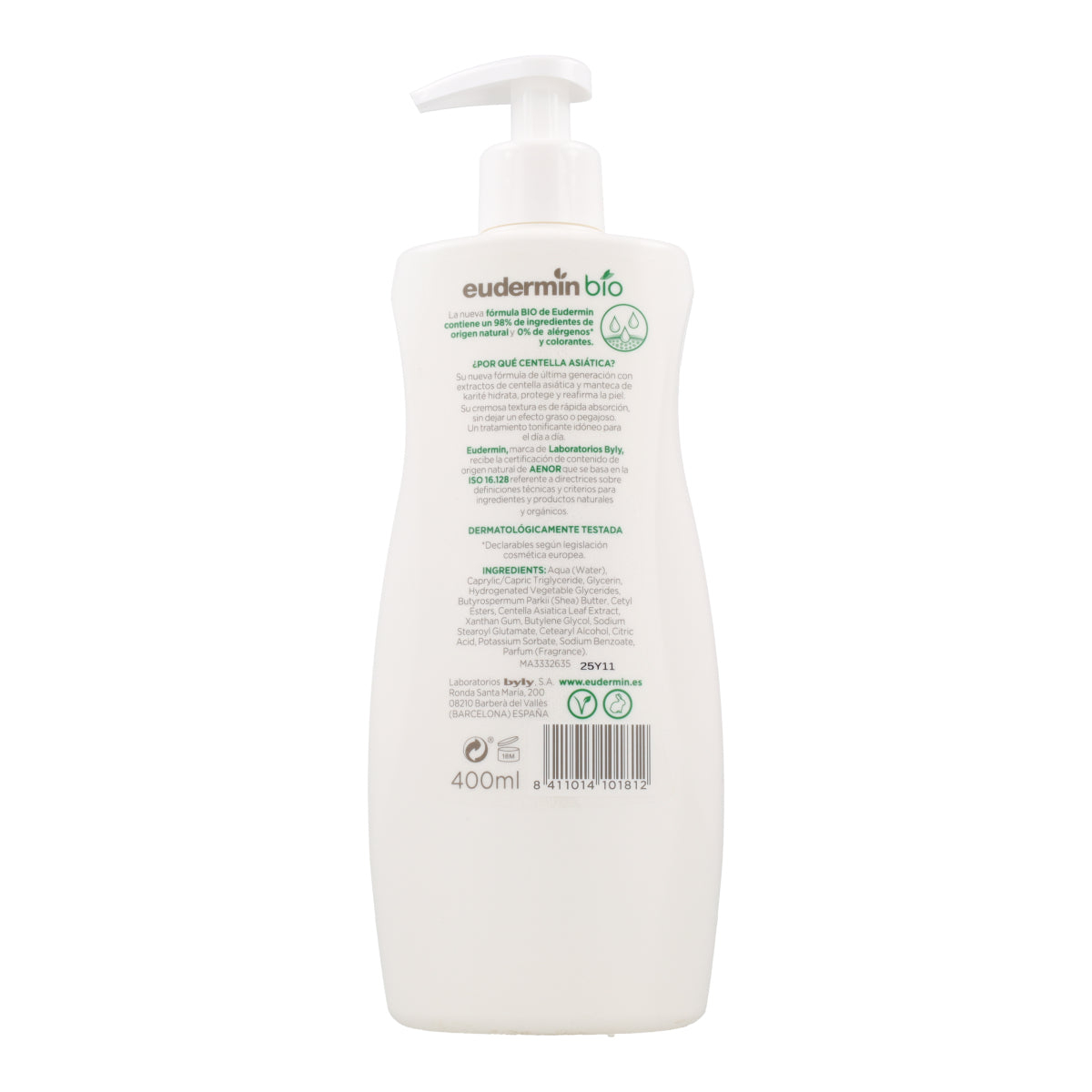 Biologische verstevigende bodycrème Eudermin 400 ml