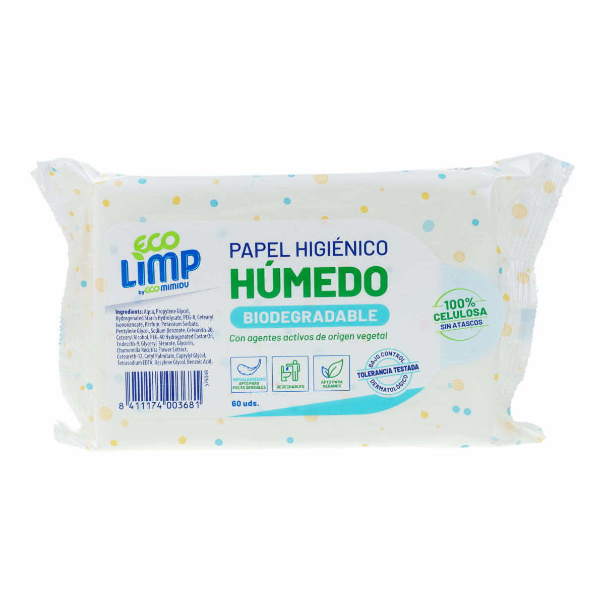 Vochtig toiletpapier Mimidu ECO 60 stuks
