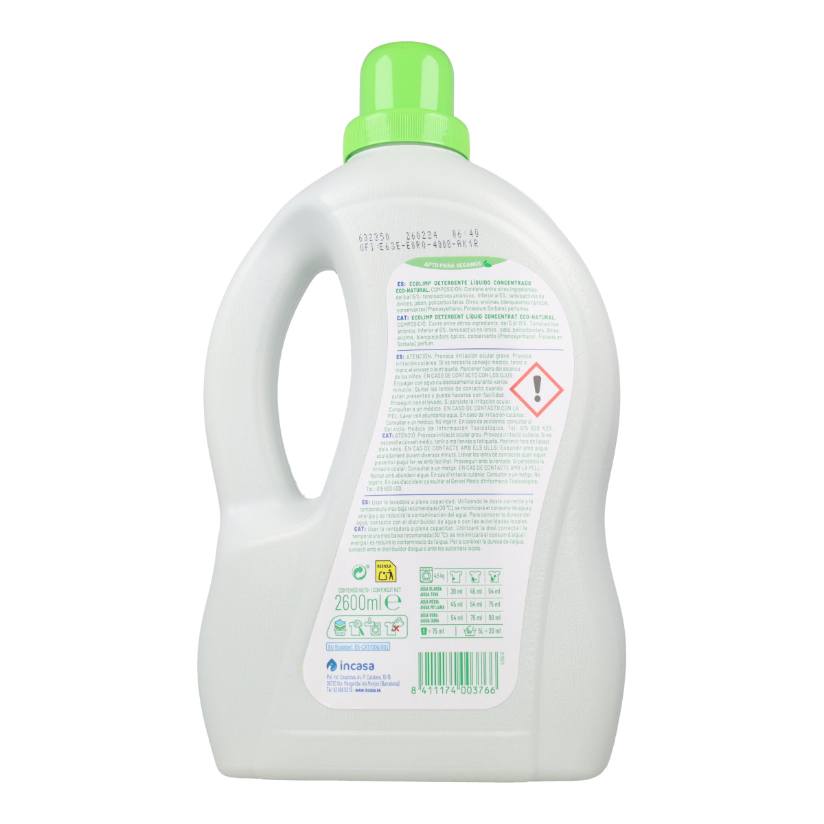 Vloeibaar wasmiddel Mimidu ECO 48 doses