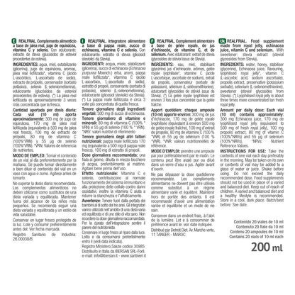 Realfrial Propolis + Echinacea Santiveri 20 flesjes