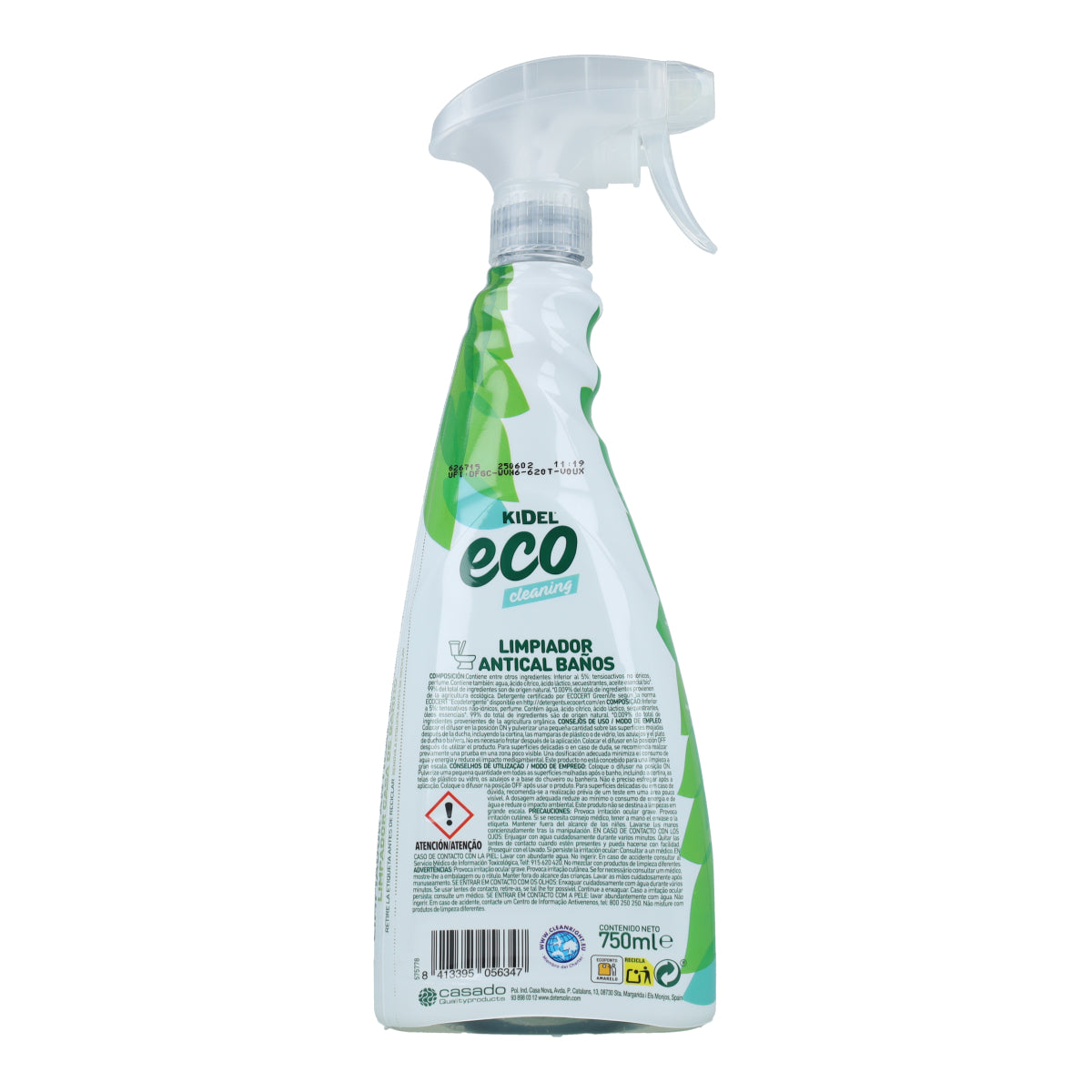 Kidel Mimidu ECO antikalk badkamerreiniger spray 750 ml