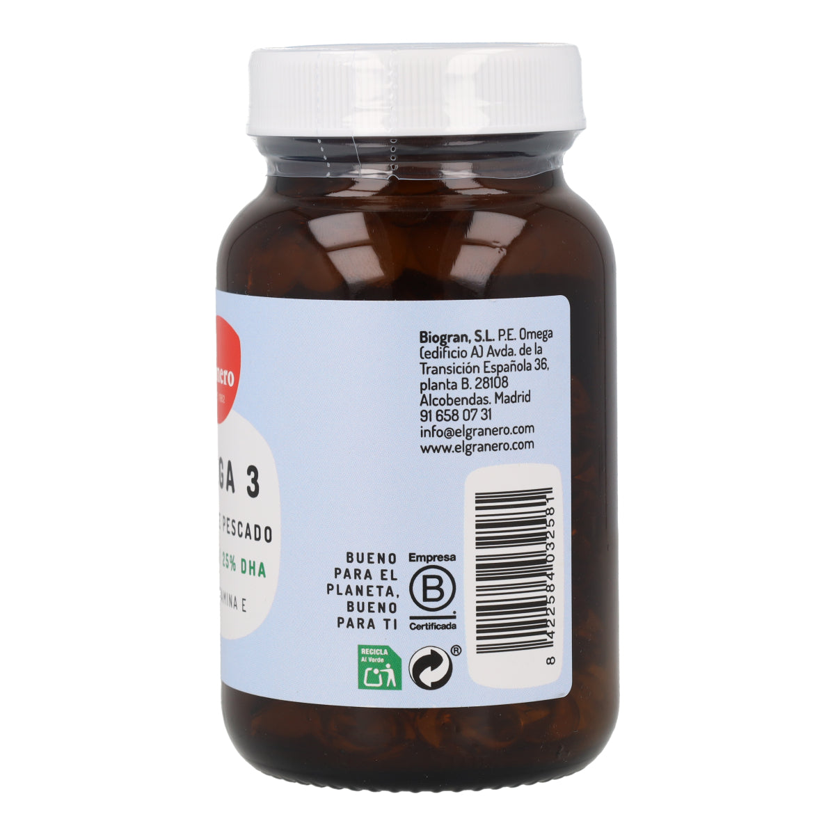 Omegran 3 Plus El granero 90 capsules 705 mg