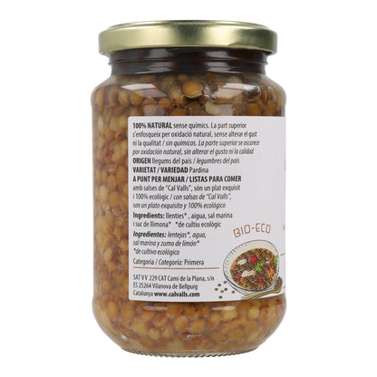 Gekookte linzen ECO Cal Valls 250 g