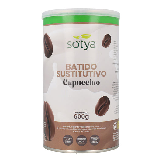 Verzadigende cappuccino-shake van Sotya, 700 g