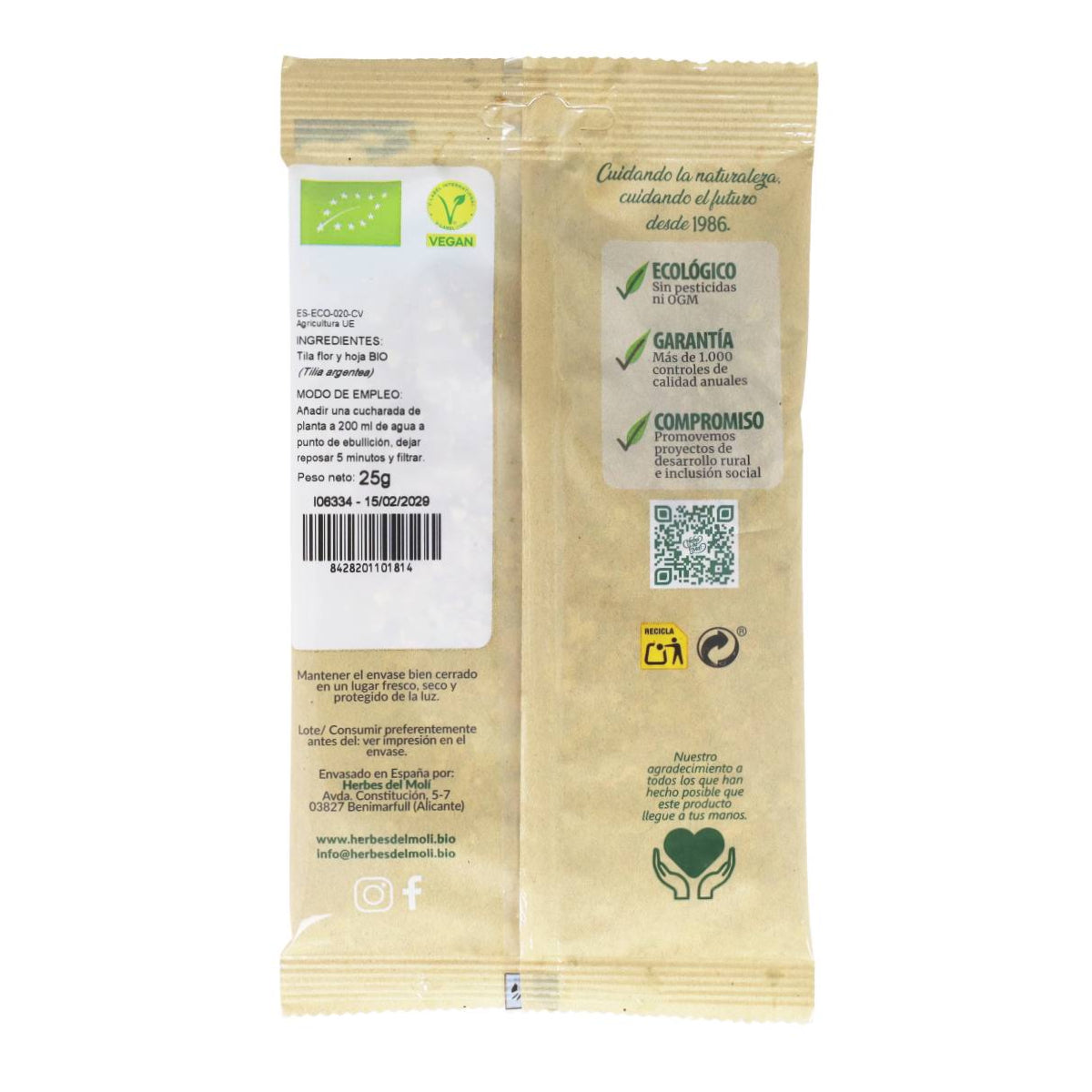 Lindebloesem Herbes del Molí, 25 g