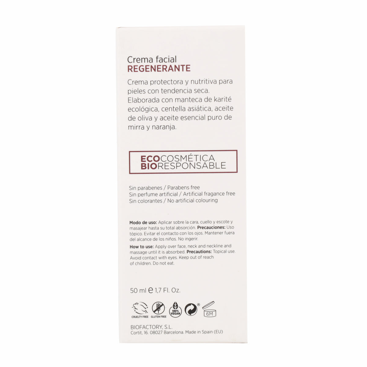 Regenererende crème Karite Mon 50 ml