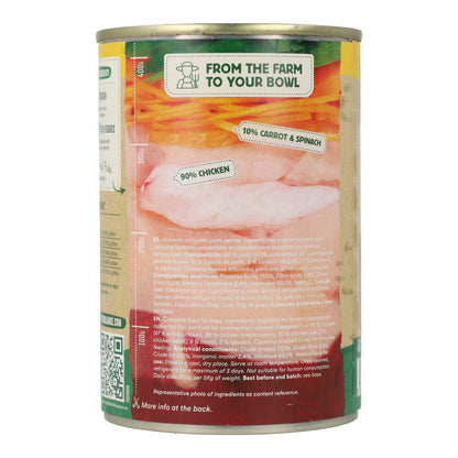 Blik BARF-kip voor honden Wild Balance 400 g