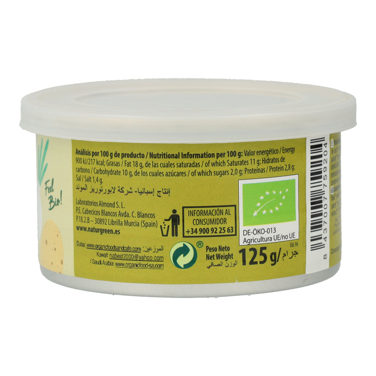 Campestre paté Naturgreen 125 g