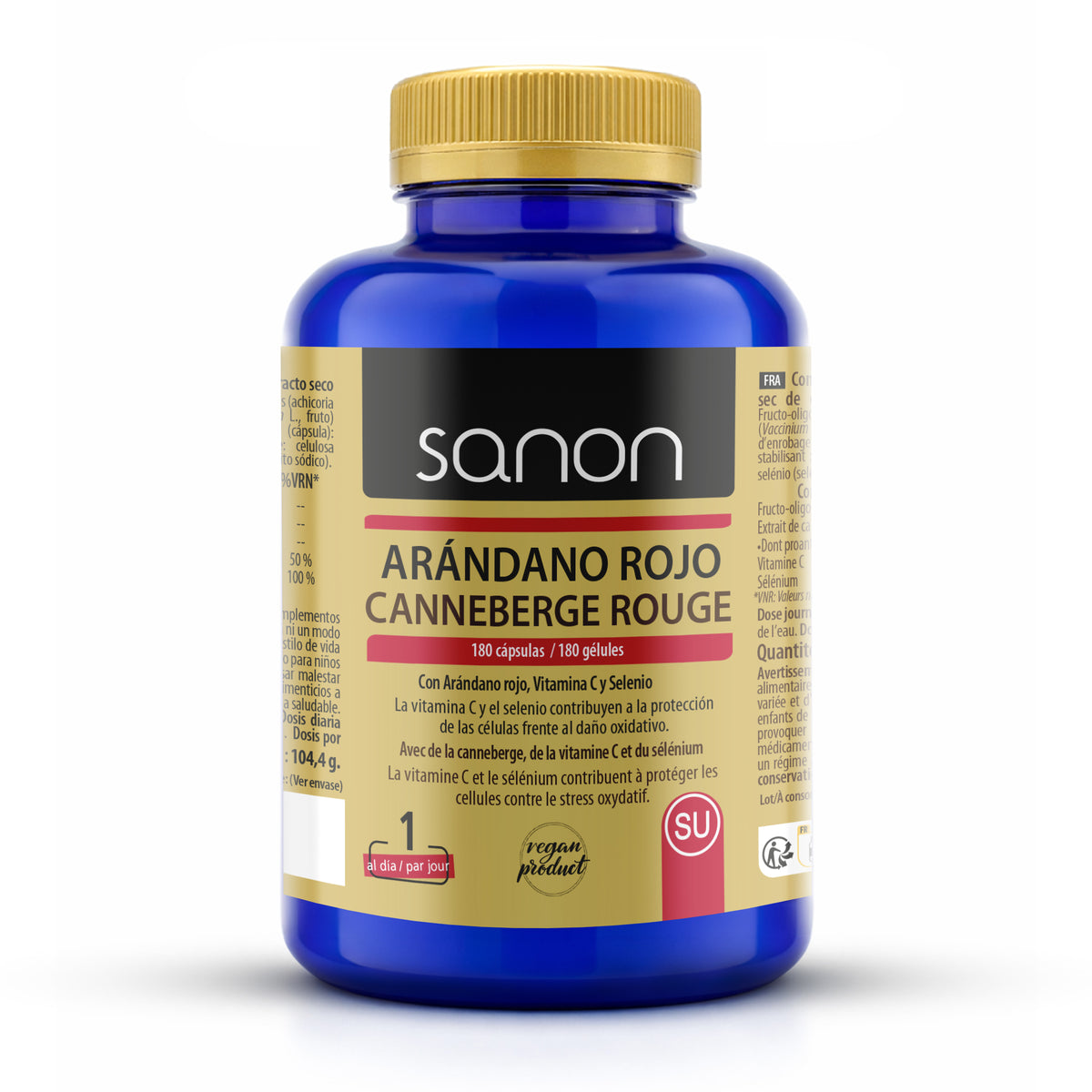 Amerikaanse rode veenbes 180 tabletten SANON van 650 mg