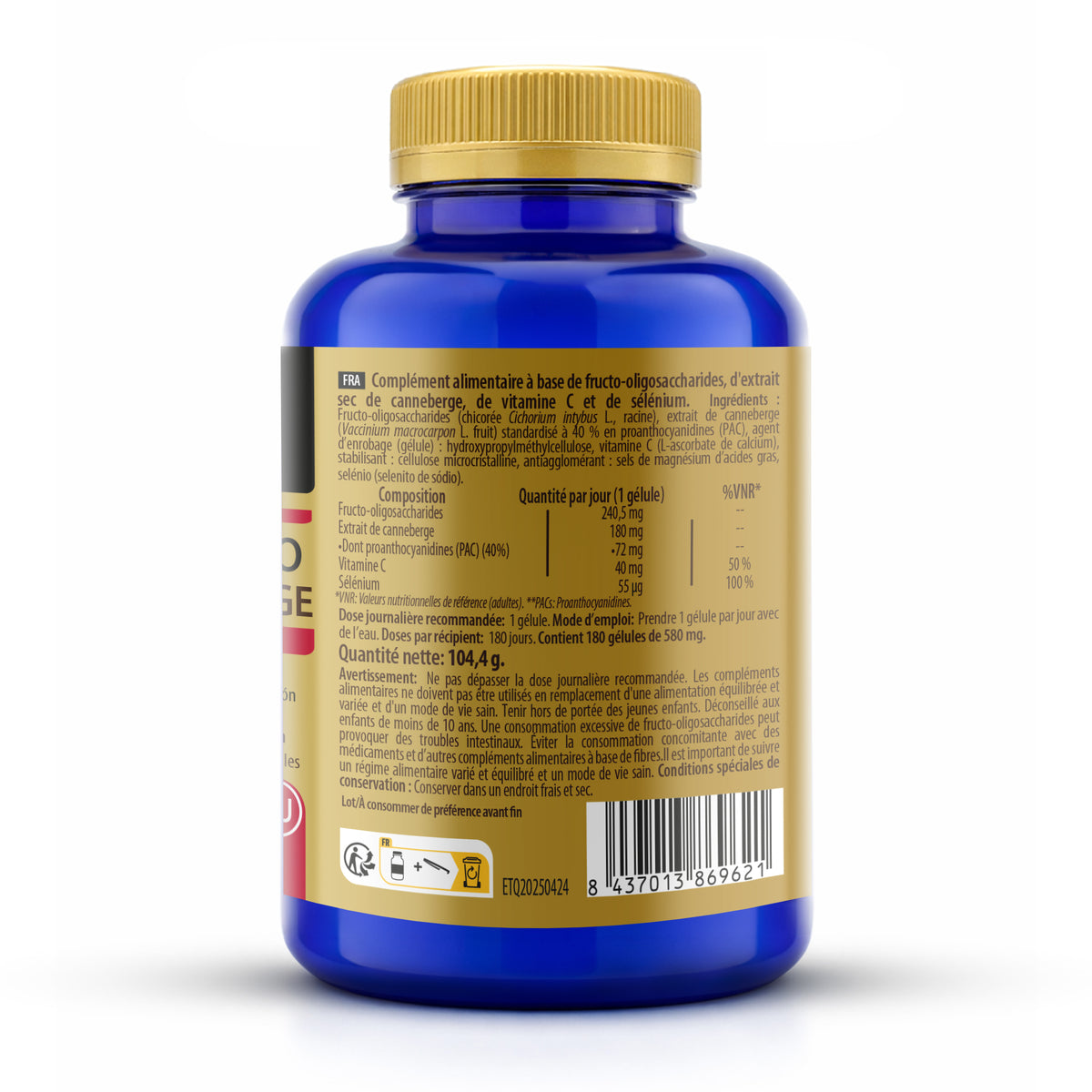 Amerikaanse rode veenbes 180 tabletten SANON van 650 mg