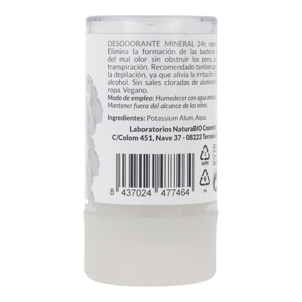 HappyBio deodorantsteen op basis van aluin 115 g
